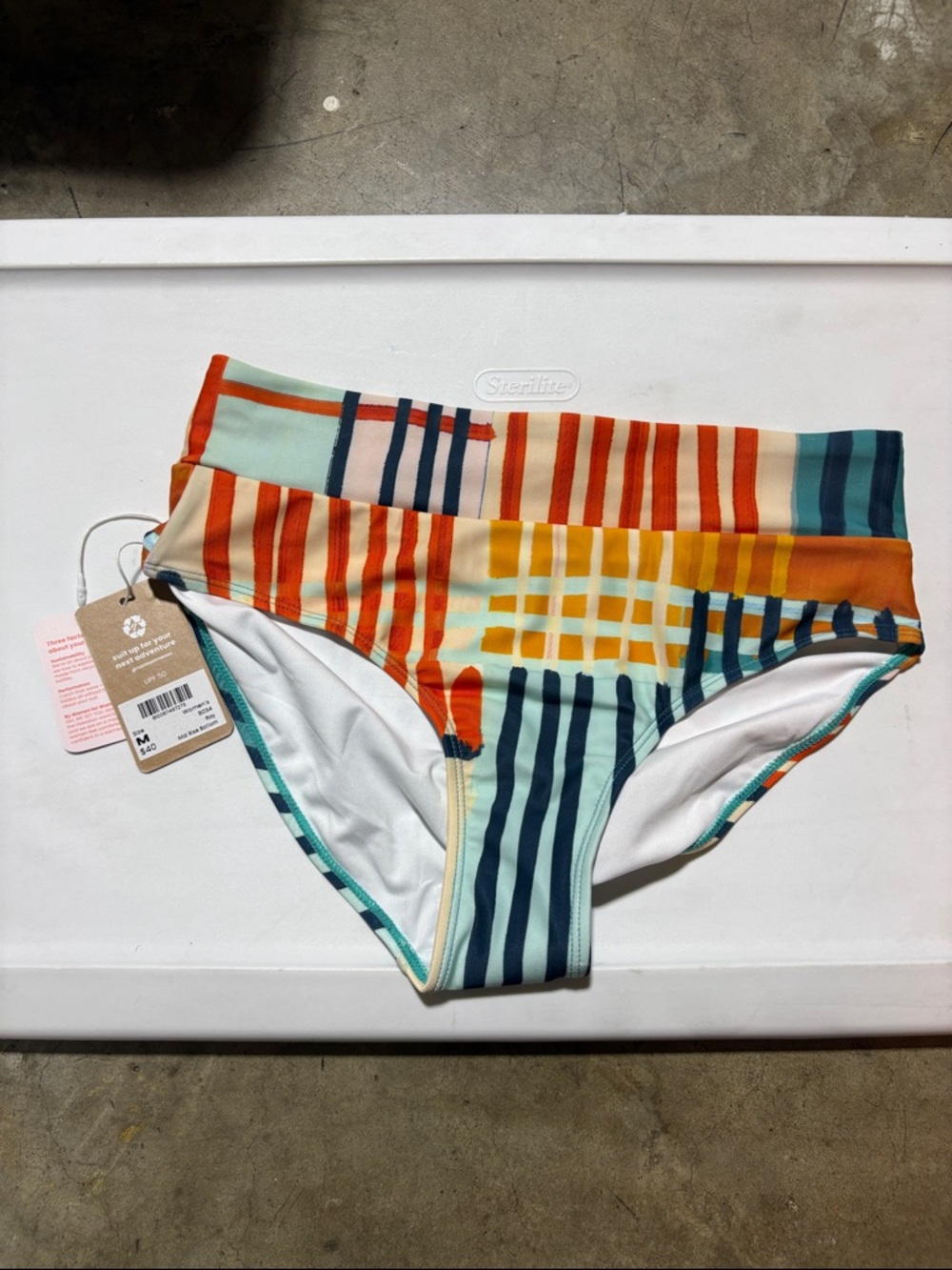 Nani Swimwear Cascade Ray Colorblock Bikini Bottoms